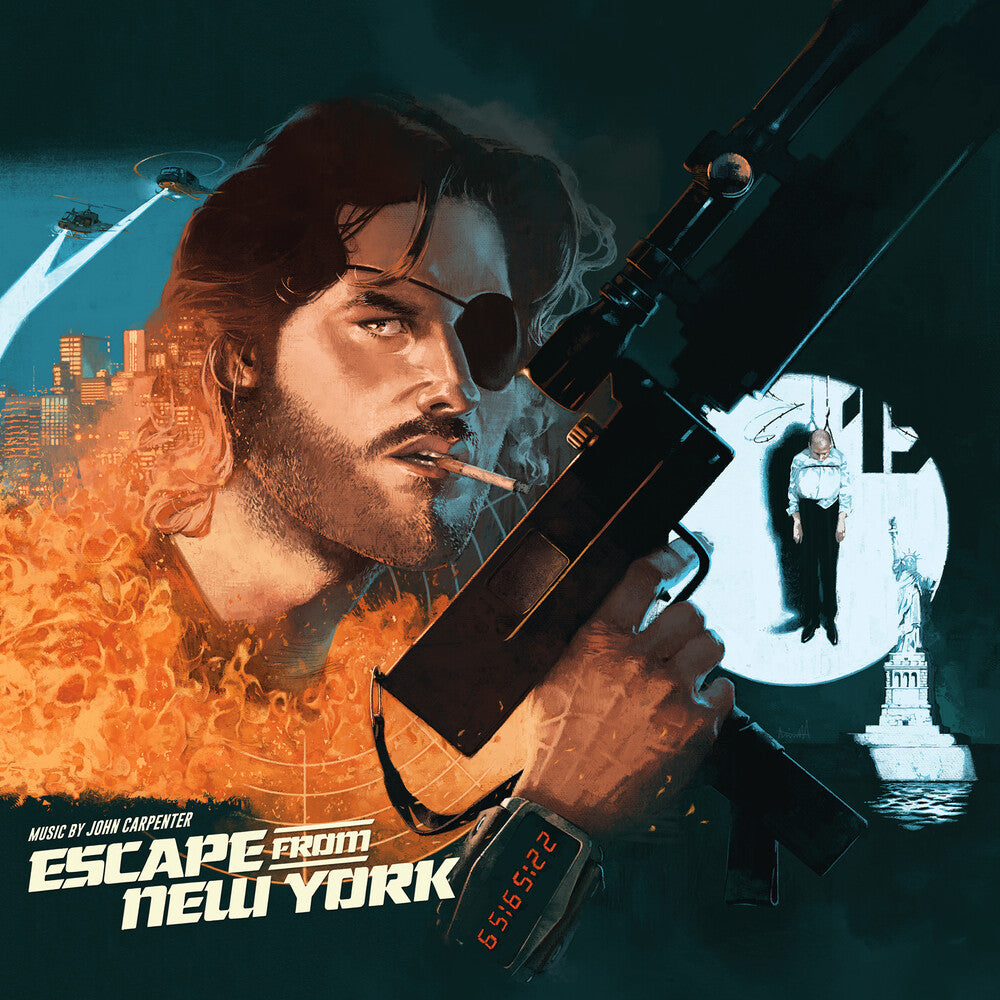 the album cover for John Carpenter & Alan Howarth - Escape From New York (Expanded Original Score)