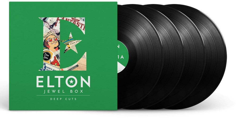 the album cover for Elton John - Jewel Box [4LP - Deep Cuts]