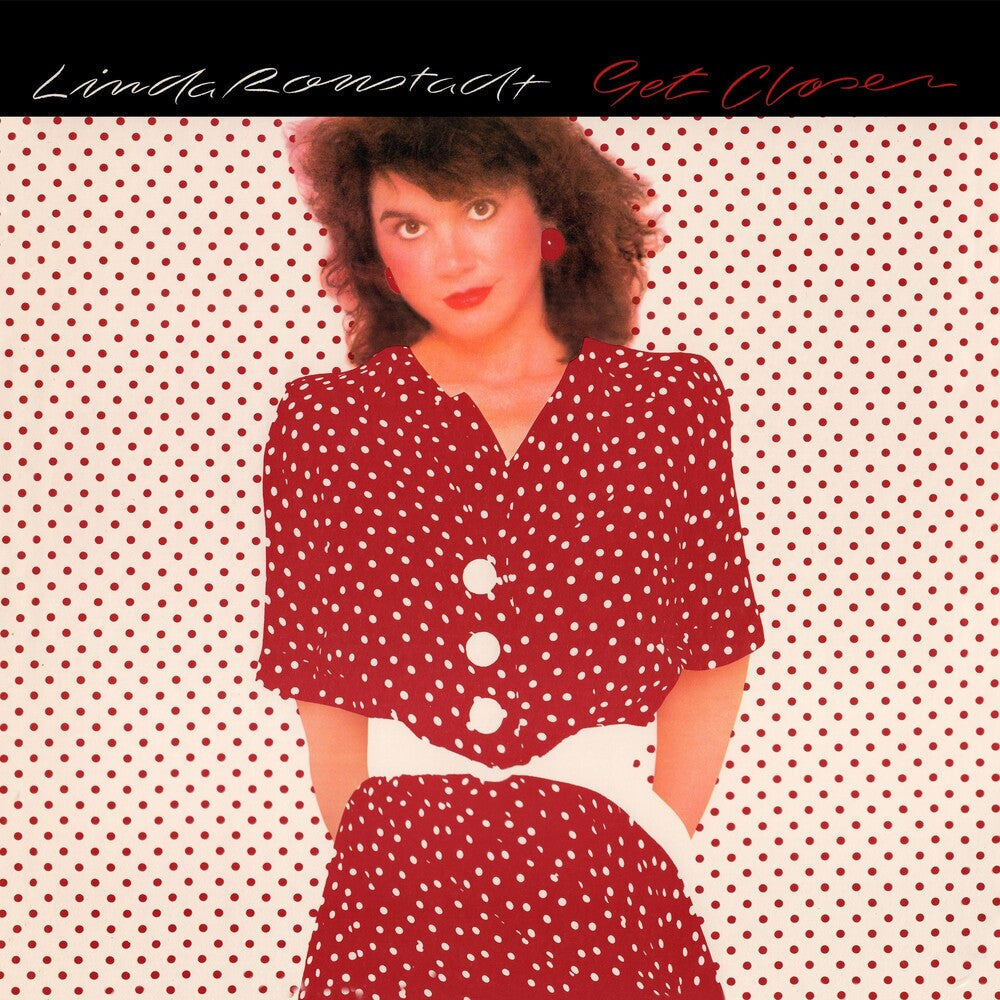 the album cover for Linda Ronstadt - Get Closer (Audp) [Colored Vinyl] [Clear Vinyl] (Gate) [180 Gram] (Red)