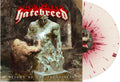 the album cover for Hatebreed - Weight of the False Self (Bone w/ Blood Splatter)
