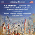 the album cover for Gershwin / Cole / Miller - Concerto in F