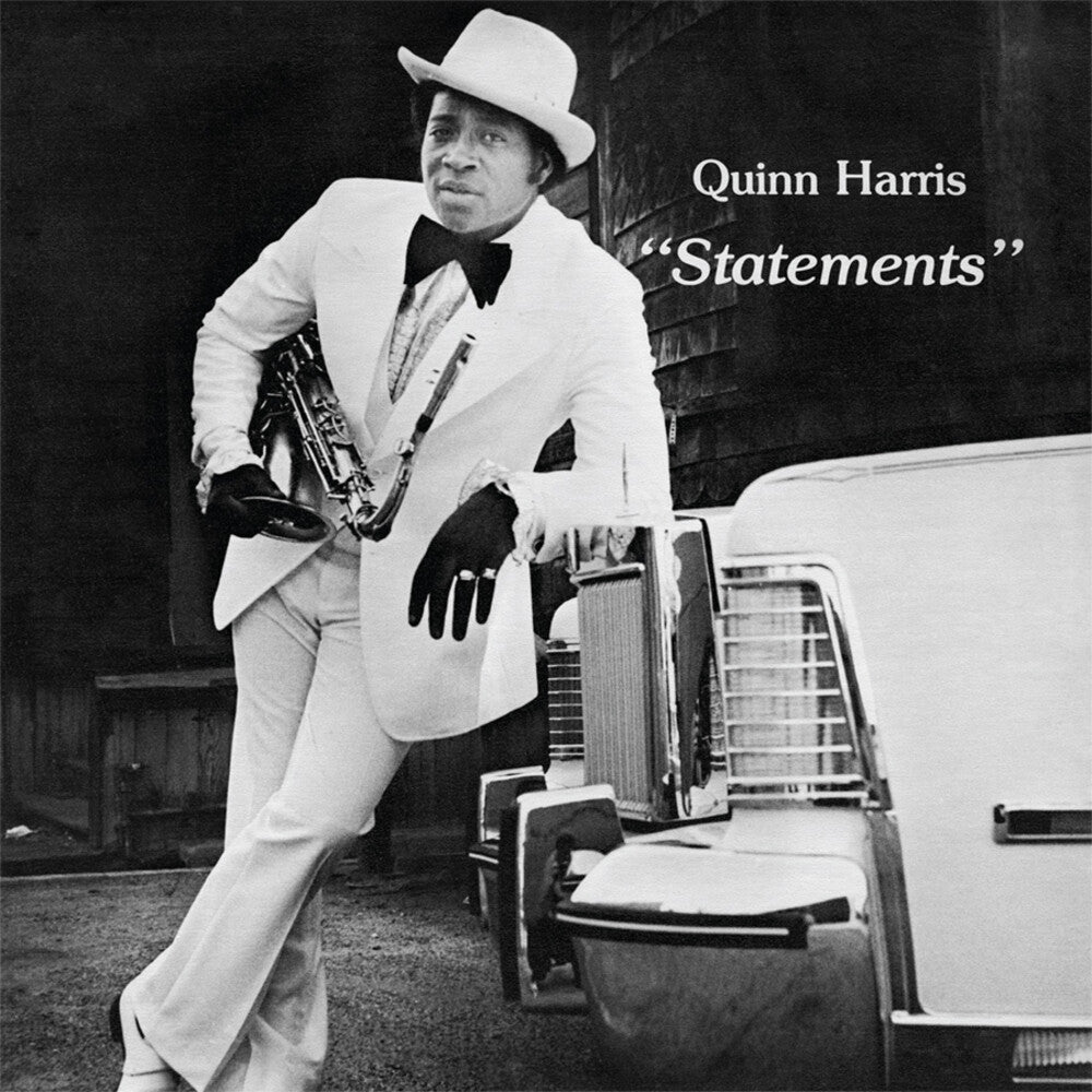the album cover for Quinn Harris - Statements [Clear Vinyl] [180 Gram] [Reissue]
