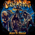 the album cover for Destruction - Born To Thrash (Live In Germany)