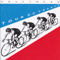 the album cover for Kraftwerk - Tour De France [Indie Exclusive Limited Edition Red & Blue 2LP]