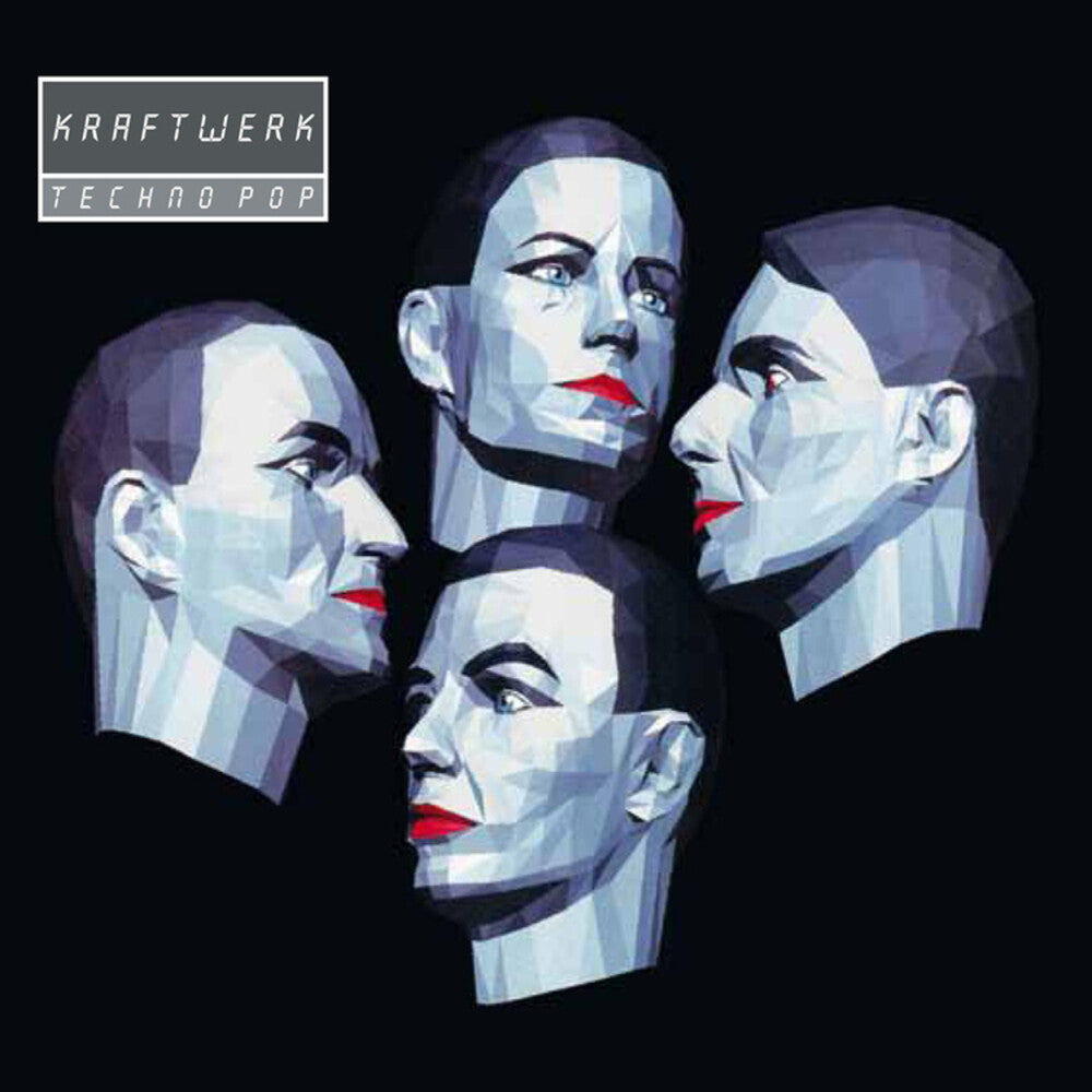 the album cover for Kraftwerk - Techno Pop [Indie Exclusive Limited Edition Clear LP]