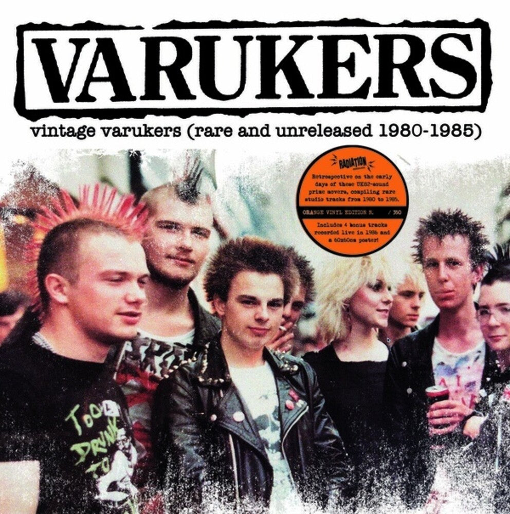 the album cover for Varukers - Vintage Varukers
