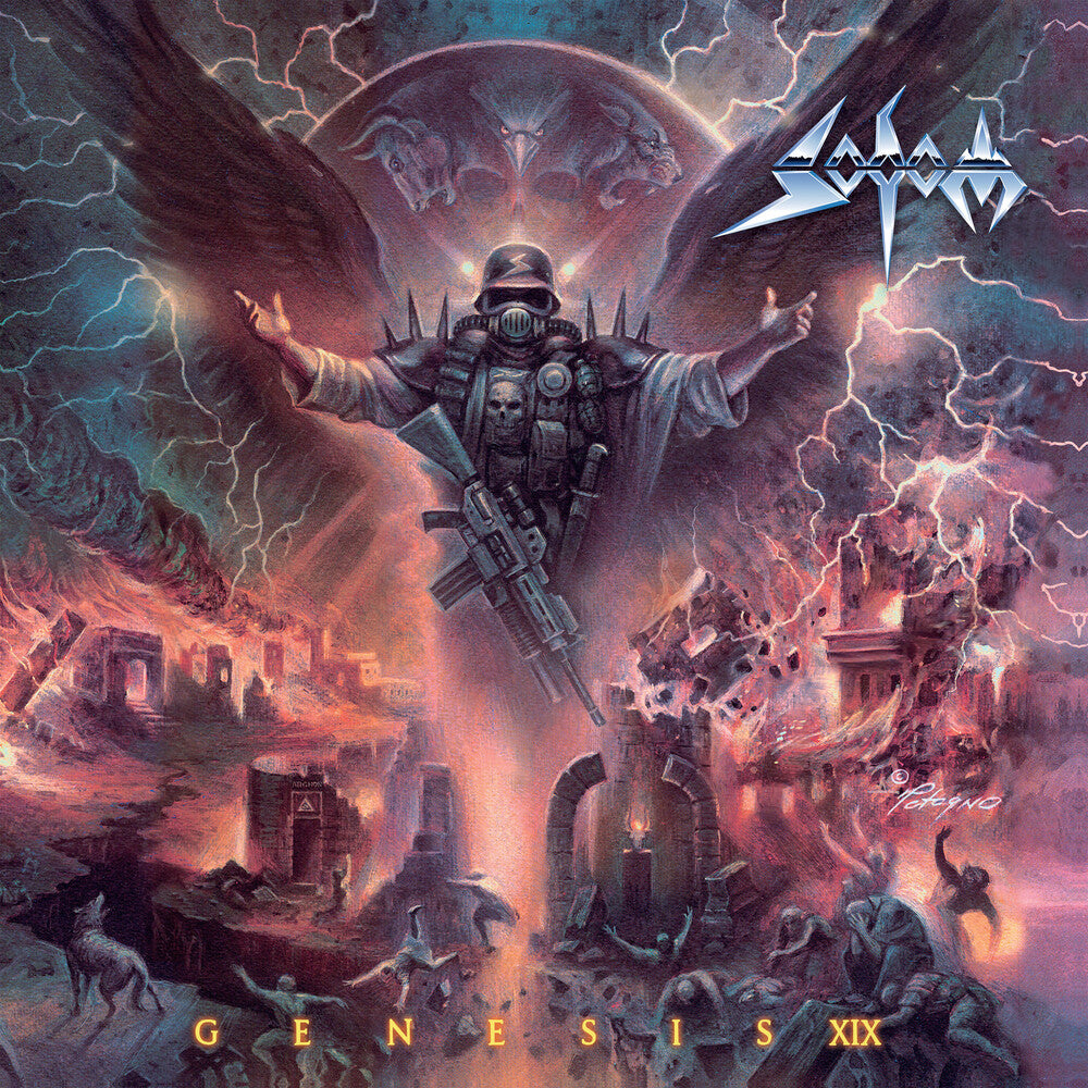 the album cover for Sodom - Genesis XIX