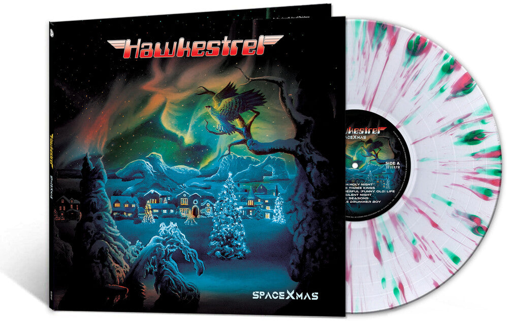the album cover for Hawkestrel / Alan Davey / Hughes,Glenn - Spacexmas [Colored Vinyl] [Limited Edition]
