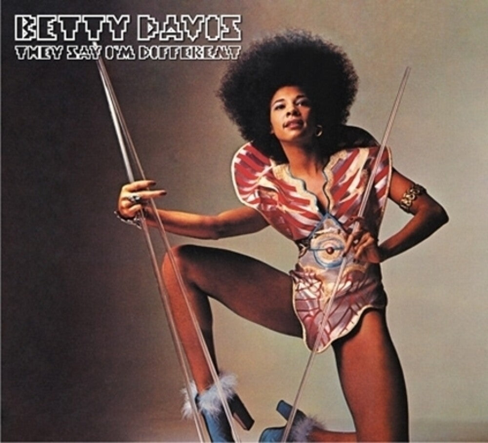 the album cover for Betty Davis - They Say I'm Different [Indie Exclusive] (Red Vinyl) (Red)