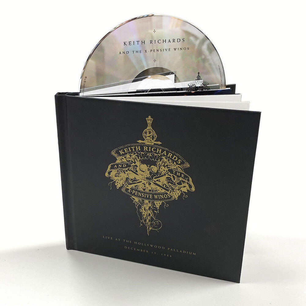 the album cover for Keith Richards - Live At The Hollywood Palladium: Remastered [Mediabook]
