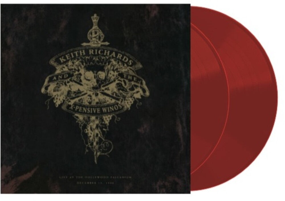 the album cover for Keith Richards - Live At The Hollywood Palladium: Remastered [Red 2LP]