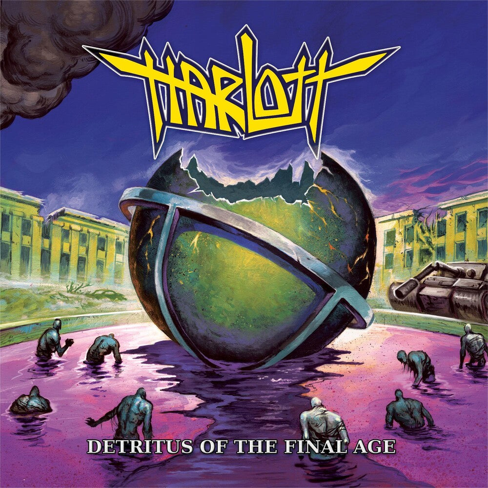 the album cover for Harlott - Detritus Of The Final Age