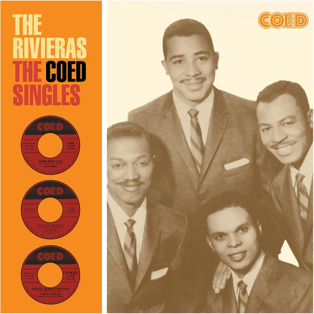 the album cover for Rivieras - The Coed Singles