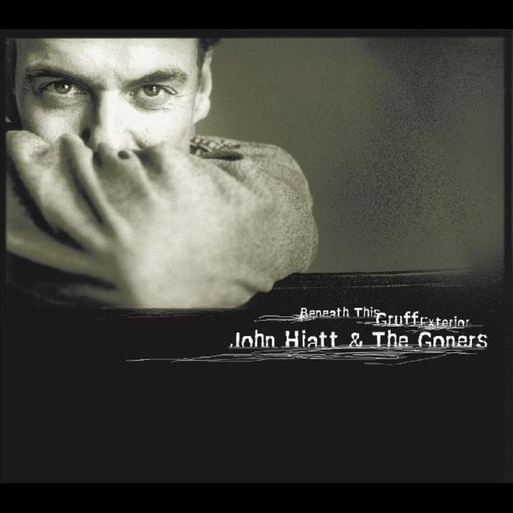 the album cover for John Hiatt - Beneath This Gruff Exterior [Limited Edition Clear/Gray LP]