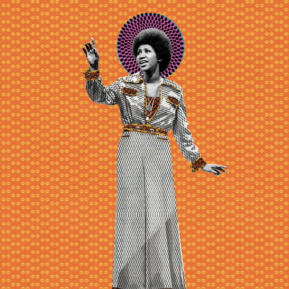 the album cover for Aretha Franklin - ARETHA