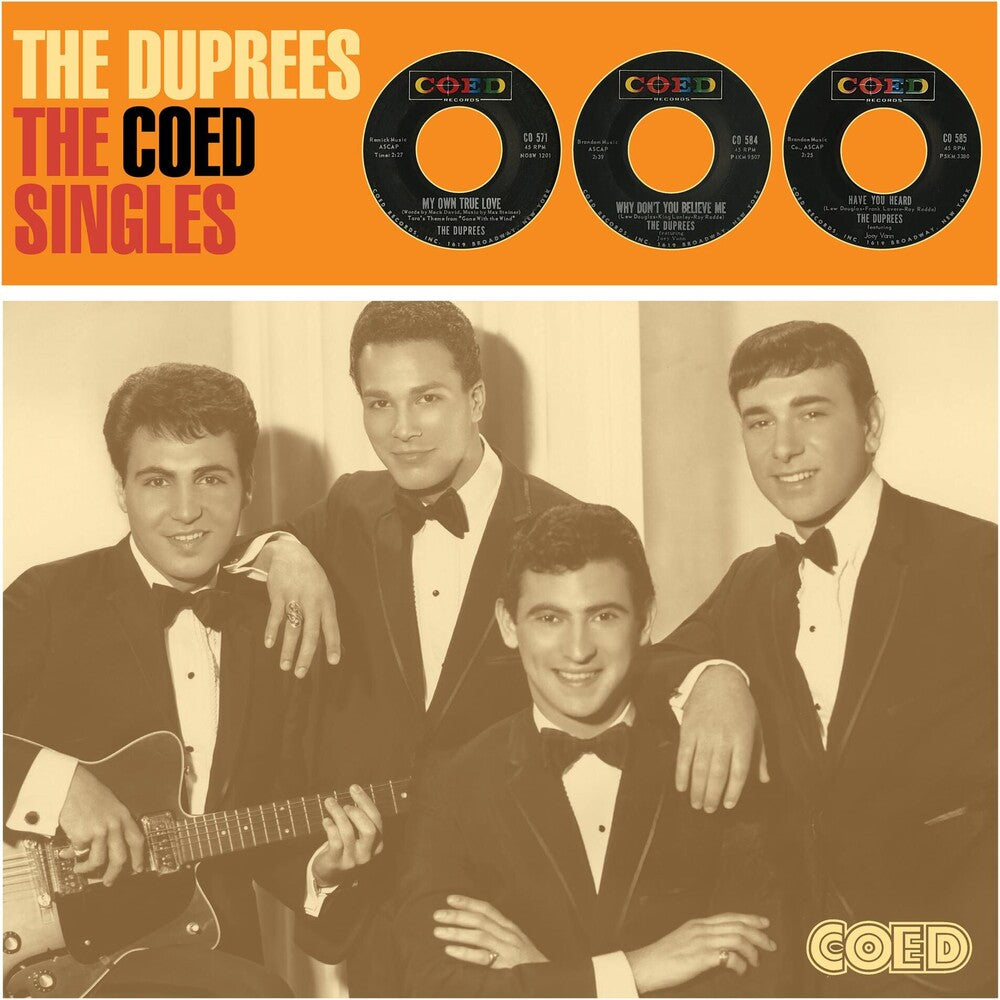 the album cover for Duprees - The Coed Singles