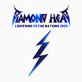 the album cover for Diamond Head - Lightning To The Nations 2020