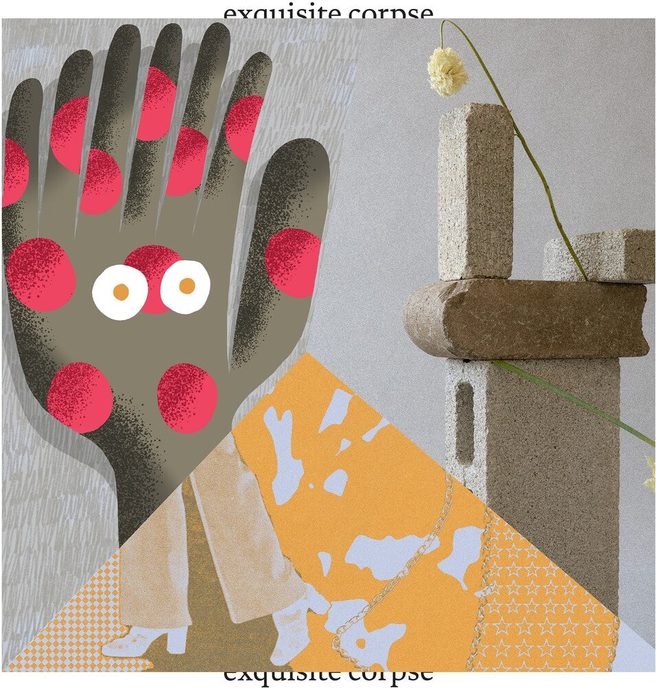 the album cover for Exquisite Corpse / Various Gry Red Dlcd - Exquisite Corpse / Various (Concrete Gray w/ Red Swirl Vinyl)