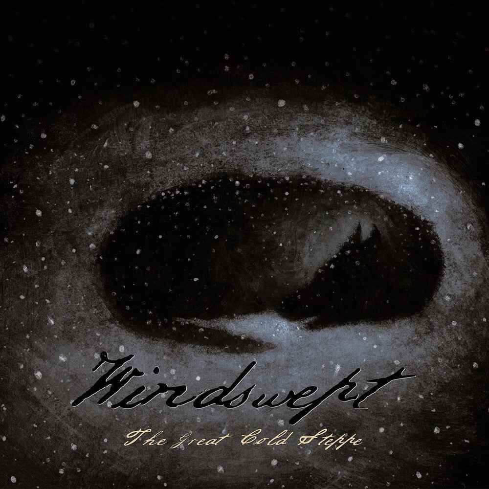 the album cover for Windswept - The Great Cold Steppe