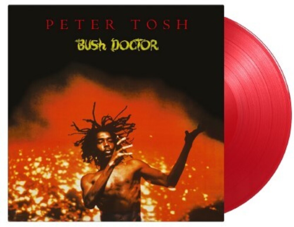 the album cover for Peter Tosh - Bush Doctor [Limited 180-Gram Transparent Red Colored Vinyl]