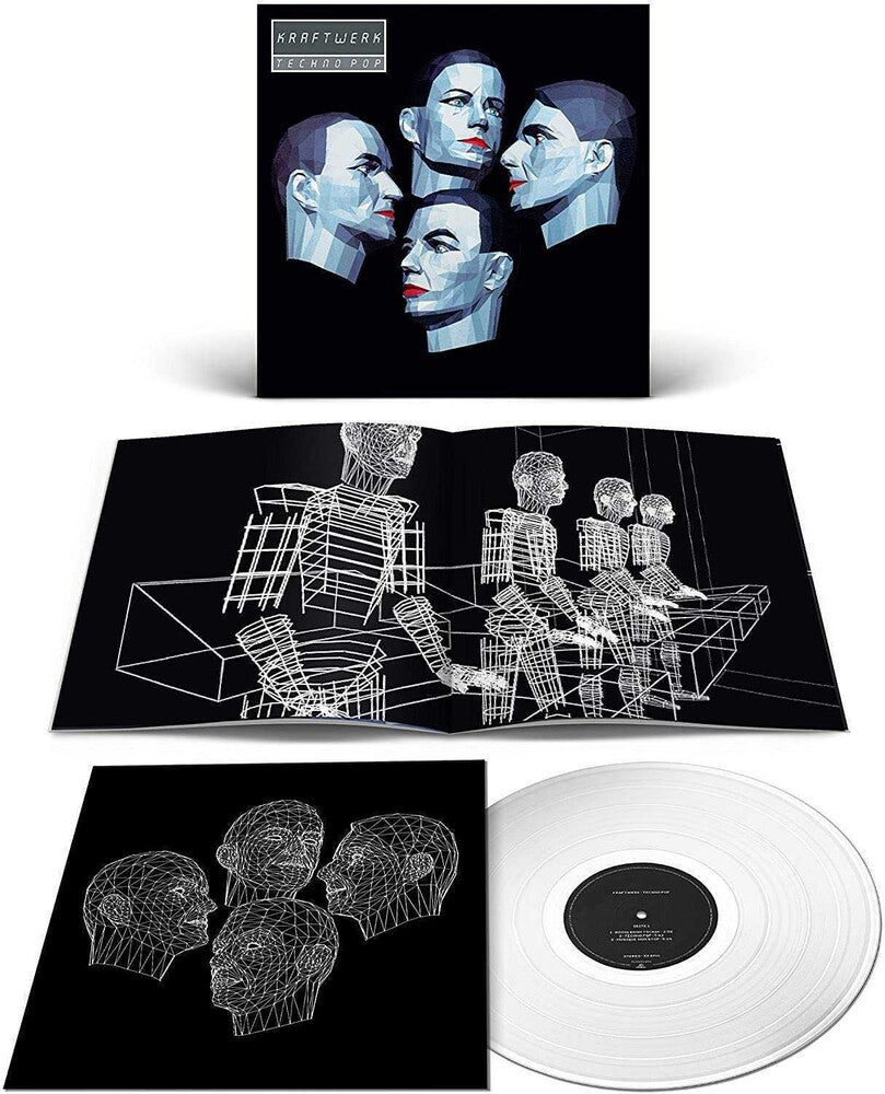 the album cover for Kraftwerk - Techno Pop (German Version) [Clear Vinyl]