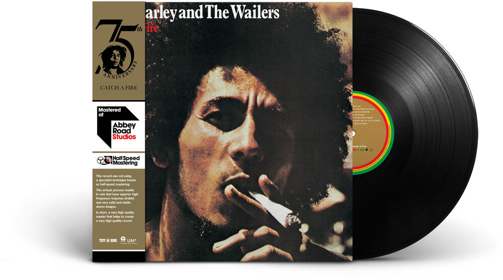 the album cover for Bob Marley & The Wailers - Catch A Fire: Half-Speed Mastering [LP]