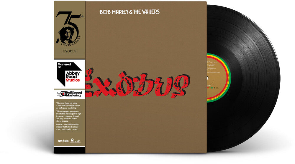 the album cover for Bob Marley & The Wailers - Exodus: Half-Speed Mastering [LP]