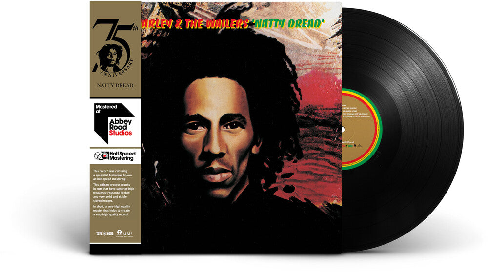 the album cover for Bob Marley & The Wailers - Natty Dread: Half-Speed Mastering [LP]