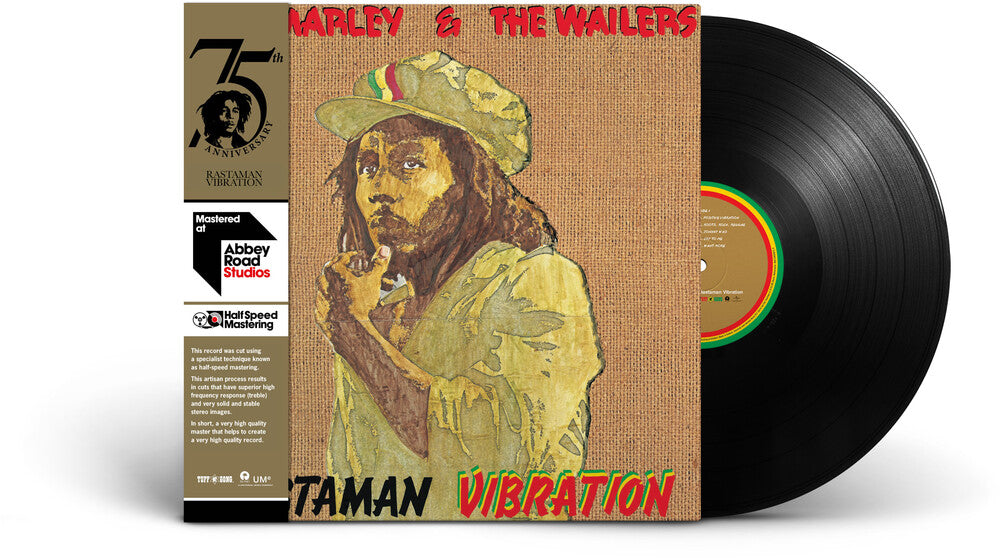 the album cover for Bob Marley & The Wailers - Rastaman Vibration: Half-Speed Mastering [LP]