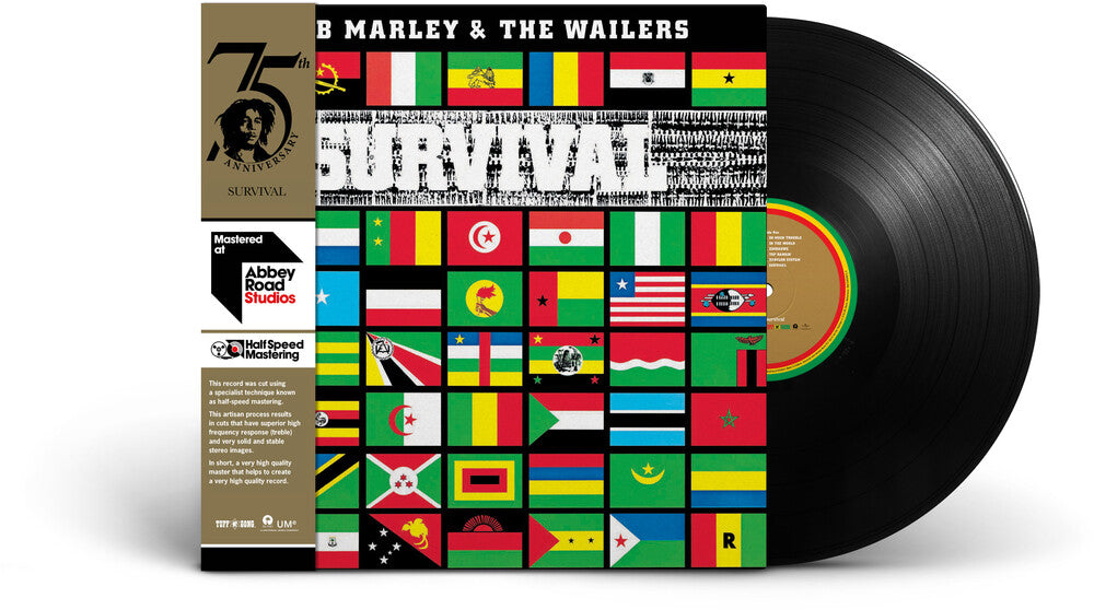 the album cover for Bob Marley & The Wailers - Survival: Half-Speed Mastering [LP]