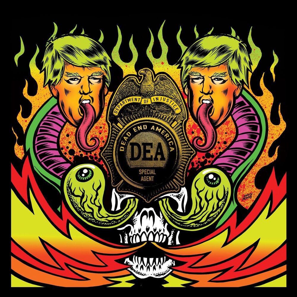 the album cover for Dead End America - Crush The Machine