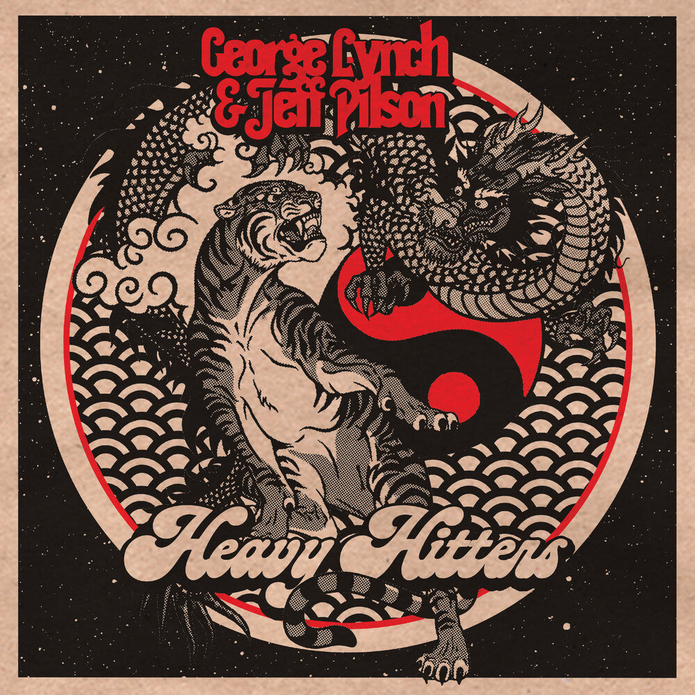 the album cover for George Lynch & Jeff Pilson - Heavy Hitters