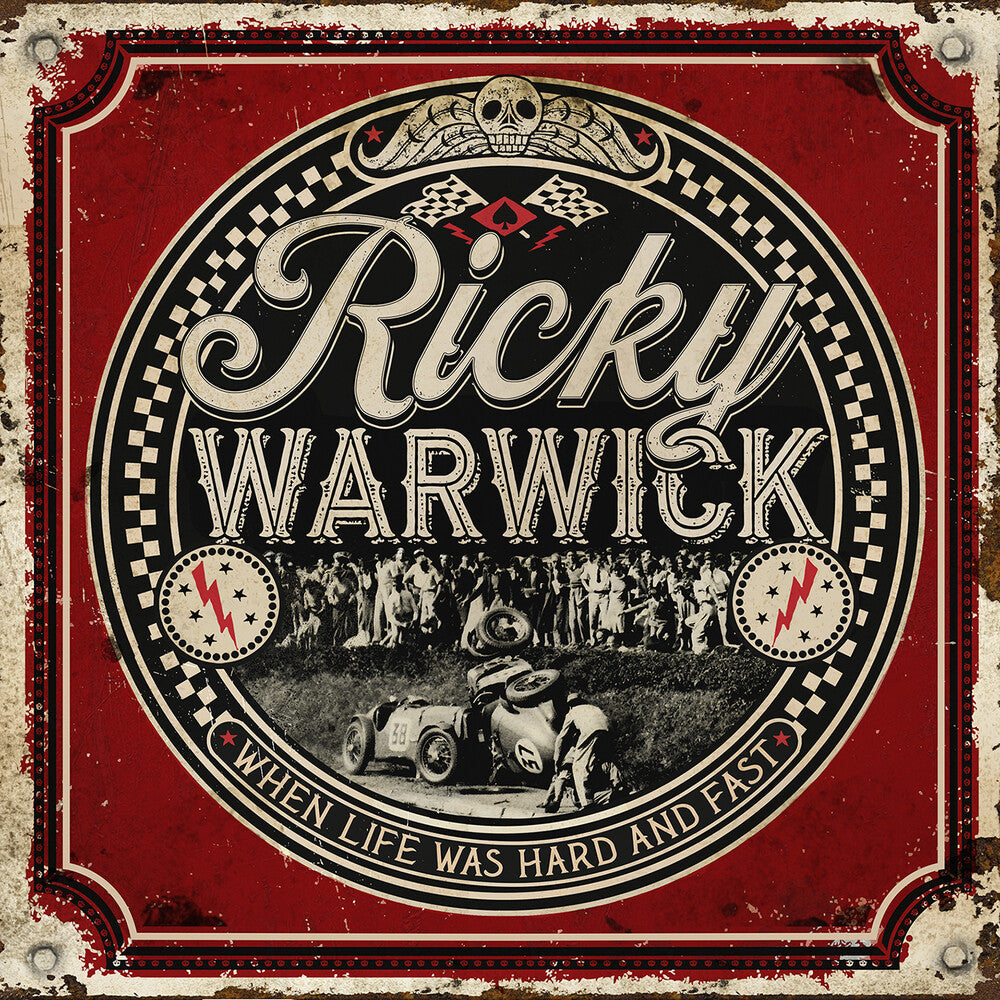 the album cover for Ricky Warwick - When Life Was Hard And Fast [LP]