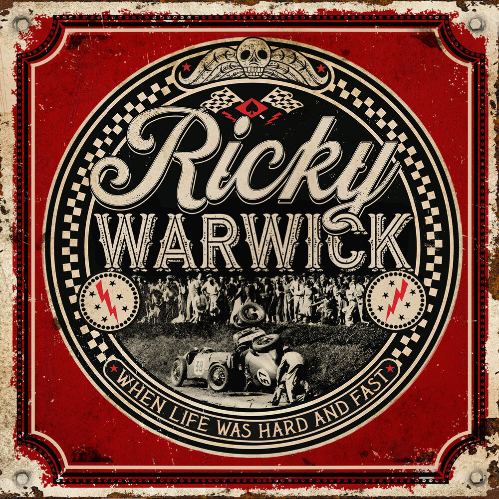 the album cover for Ricky Warwick - When Life Was Hard And Fast