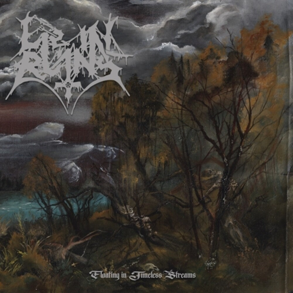 the album cover for Lie In Ruins - Floating In Timeless Streams