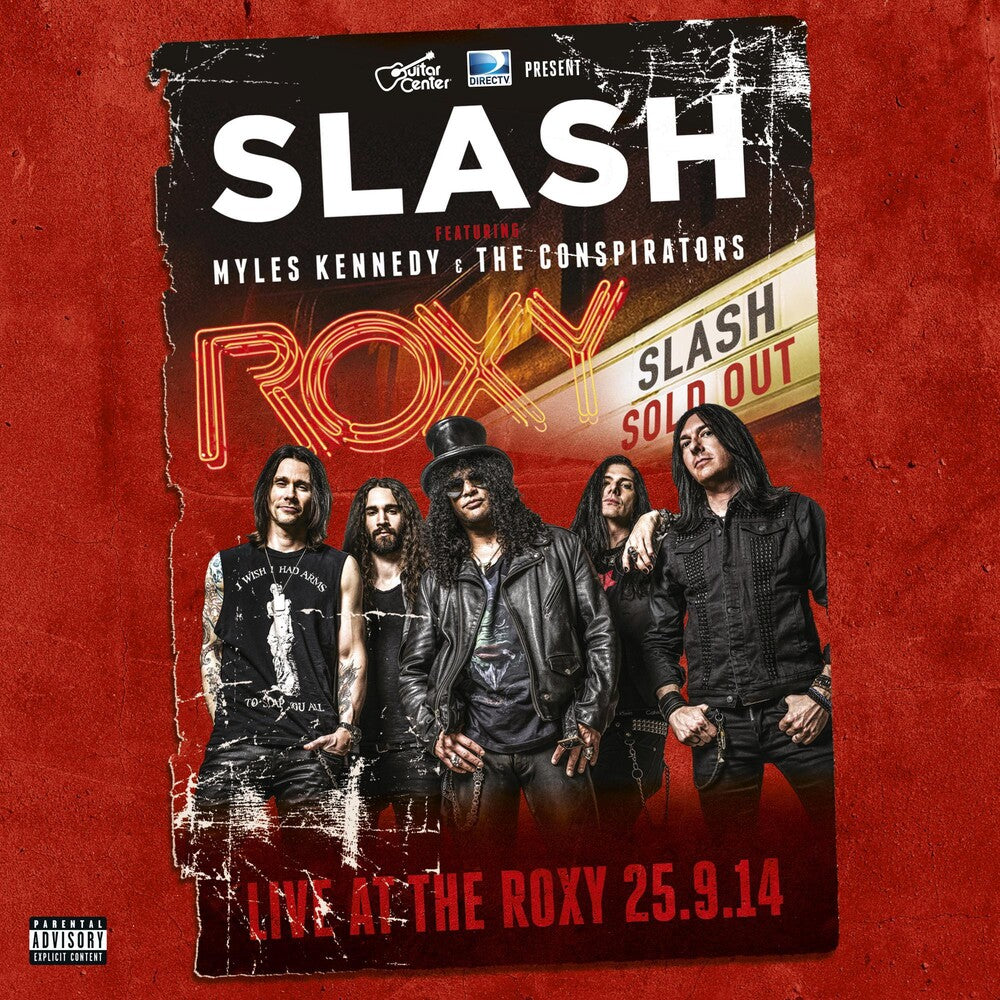 the album cover for Slash - Live At The Roxy [Limited Edition 3LP+CD]