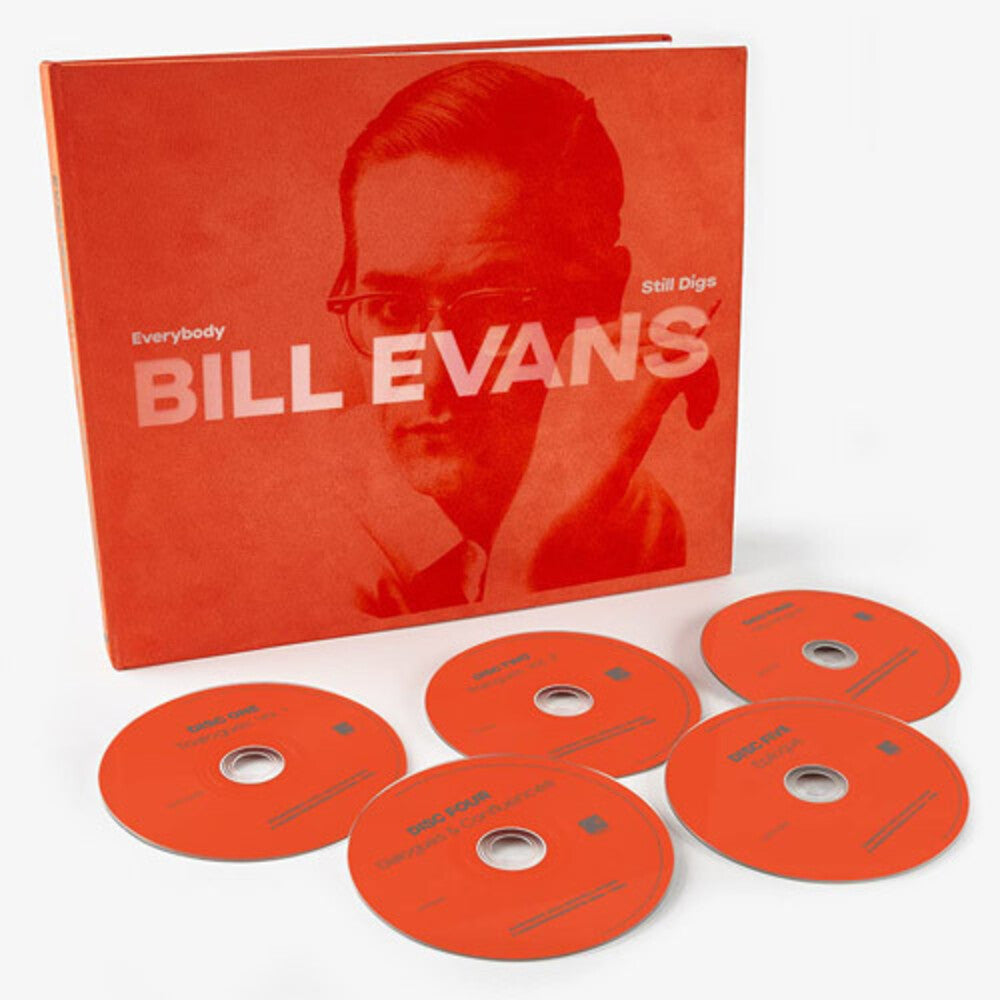 the album cover for Bill Evans - Everybody Still Digs Bill Evans [5CD Box Set]