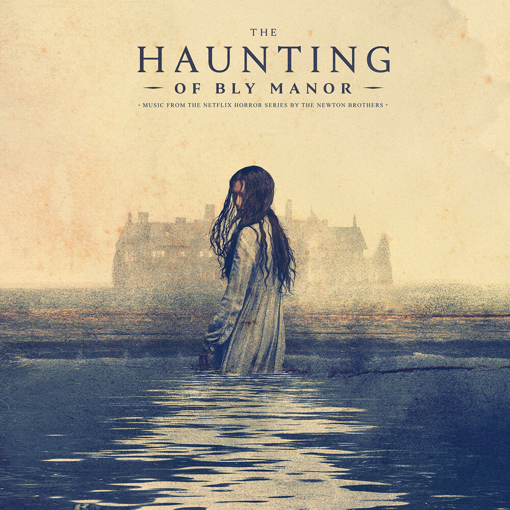 the album cover for Newton Brothers Colv Ogv - The Haunting of Bly Manor (Original Soundtrack) (Rust and Deep Blue Swirled Vinyl)