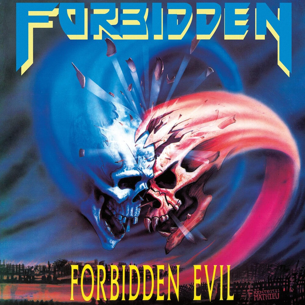 the album cover for Forbidden - Forbidden Evil [Indie Exclusive Limited Edition Blue LP]