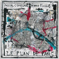 the album cover for Pascal Comelade / Pinhas,Richard - Le Plan De Paris