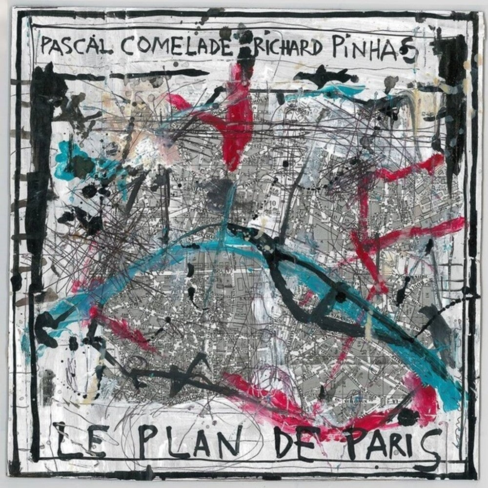 the album cover for Pascal Comelade / Pinhas,Richard - Le Plan De Paris
