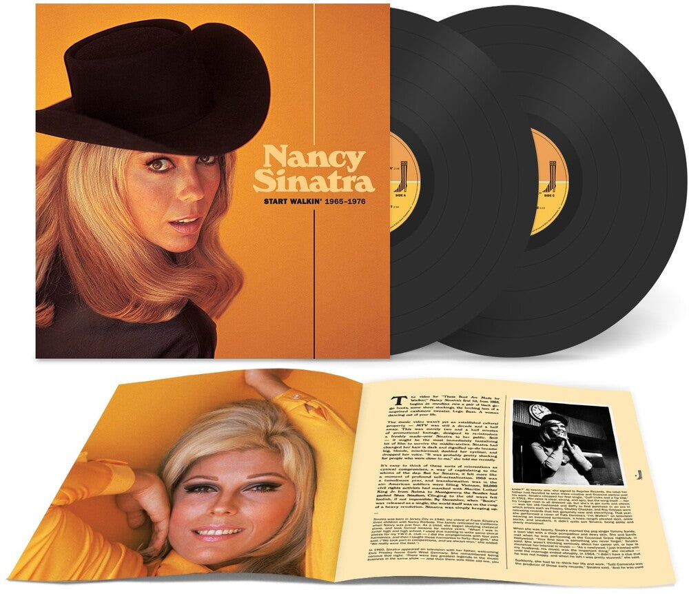 the album cover for Nancy Sinatra - Start Walkin' 1965-1976