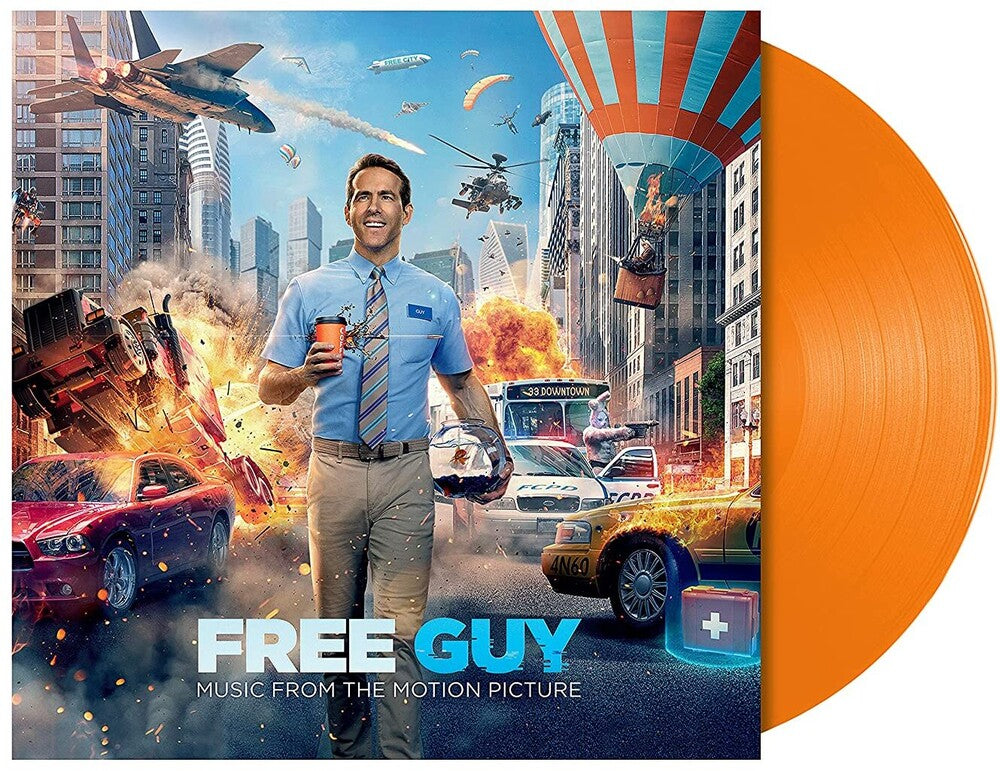 the album cover for Various Artists - Free Guy (Original Motion Picture Soundtrack) [Orange LP]