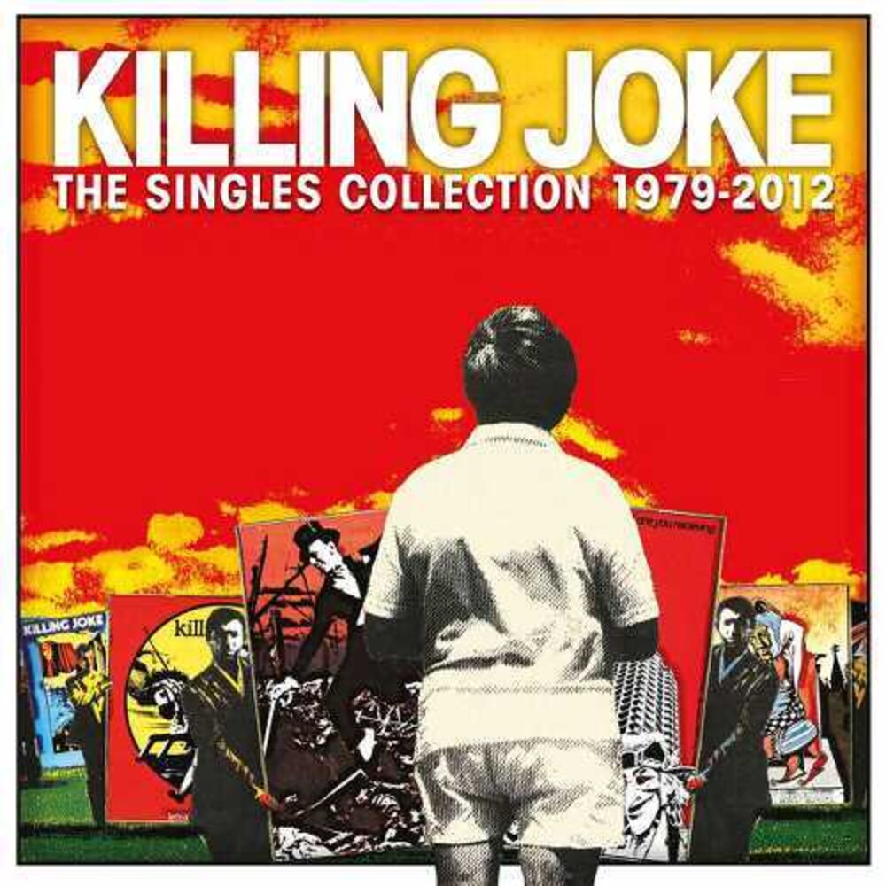 the album cover for Killing Joke - Singles Collection 1979 - 2012 [Yellow/Red/Black/Clear 4LP]