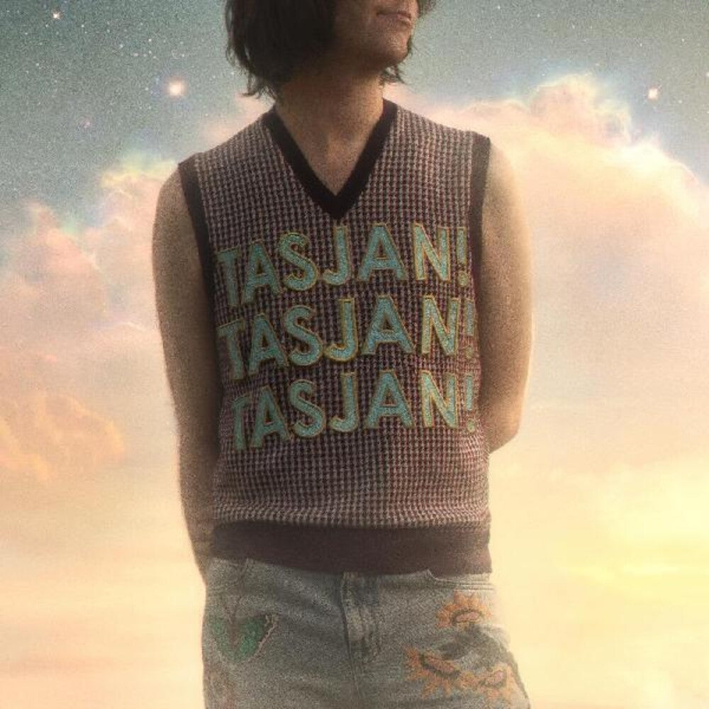 the album cover for Aaron Lee Tasjan - Tasjan! Tasjan! Tasjan!