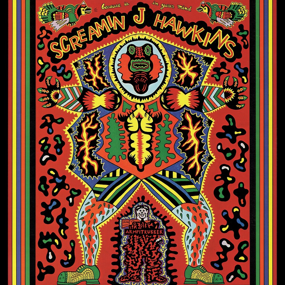 the album cover for Screamin' Jay Hawkins - Because Is In Your Mind (Blk) [180 Gram]