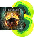the album cover for Beast In Black - From Hell With Love [Blue In Yellow Swirl LP]