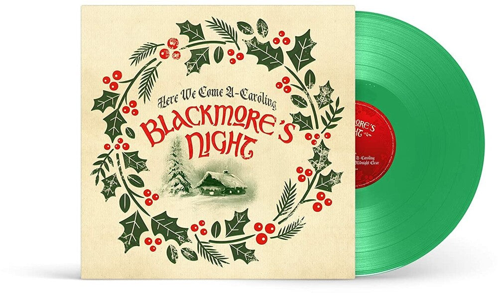 the album cover for Blackmore's Night - Here We Come A-Caroling EP [Limited Edition Green Vinyl]