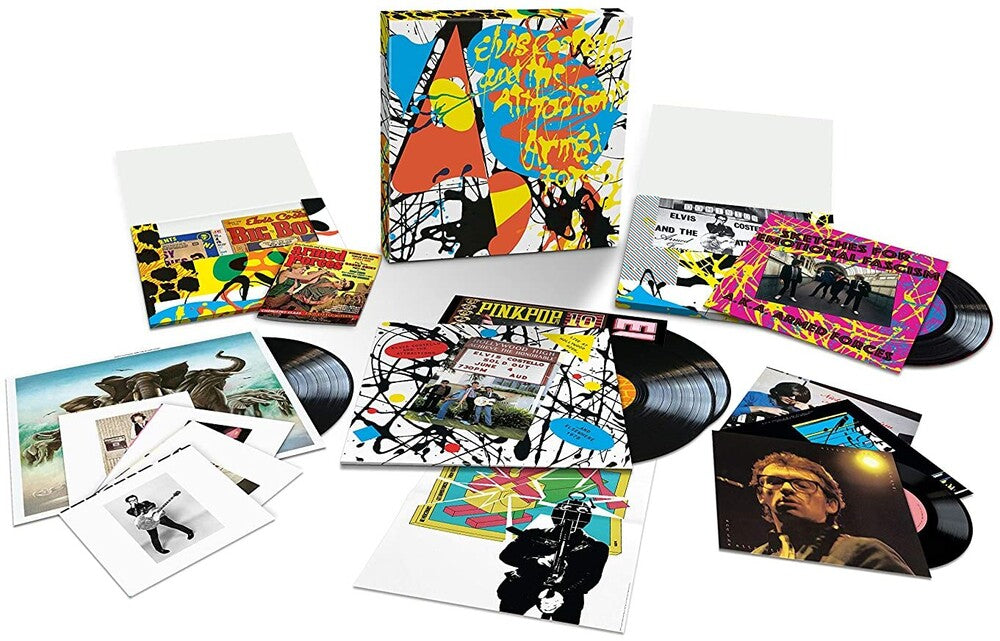 the album cover for Elvis Costello & The Attractions - Armed Forces - Super Deluxe Edition (Box) [Deluxe]