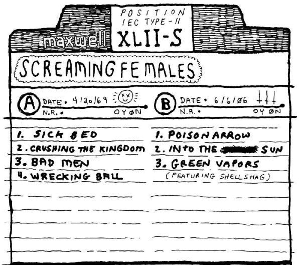 the album cover for Screaming Females - Chalk Tape [Indie Exclusive]